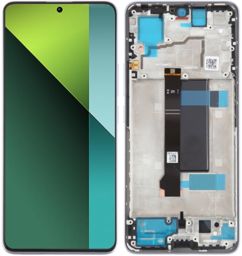 Xiaomi Redmi Note 13 Pro 5G Uyumlu Çıtalı Servis Lcd Ekran Dokunmatik Mor