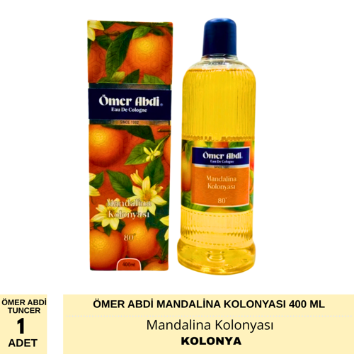 80 Derece Mandalina Kolonyası 400 ml
