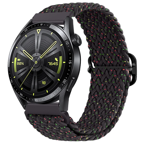 Ally 22Mm Gear S3 Watch 4 -Gt2 Gt2E 46Mm Japon Tokalı Elastik Kayış Kordon-(5775)