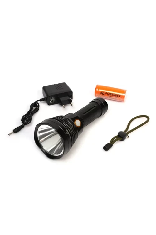 15 Watt 1000 Lümen Profesyonel Şarjlı El Feneri Pd-6692