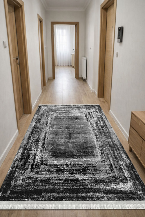 Dokuma taban Kaymaz Dijital Baskılı Yıkanabilir Leke Tutmayan Salon Halısı Yolluk