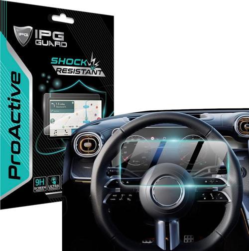 Mercedes 2021-24 C300 C400 W223 W206 12.3 Inch Gösterge için 9H Nano IPG ProActive Ekran Koruyucu