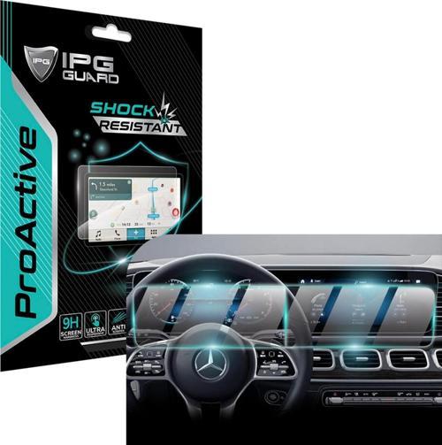 Mercedes 2024 GLE350 450 Navigation Gösterge Paneli 12.3 “ (2 Parça) 9H Nano IPG ProActive Koruyucu