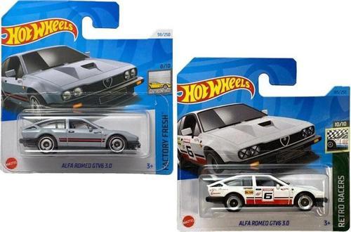 Alfa Romeo Gvt6 3.0 2 Araç Set Beyaz & Gri (1/64)