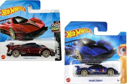 Pagani Zonda R 2 Araç Set - Lacivert & Kırmızı (1/64)