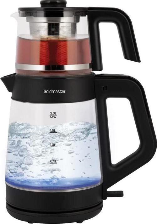 GM-8320 Çınar 1900 W Cam Demlikli Çay Makinesi
