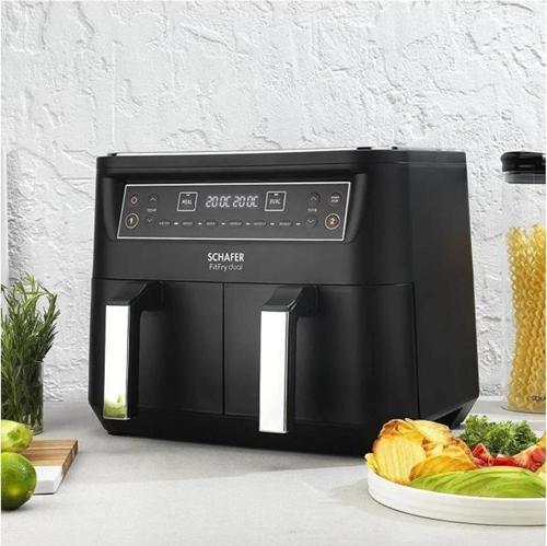 Fit Fry Dual Dijital Airfryer 8 lt Yağsız Fritöz