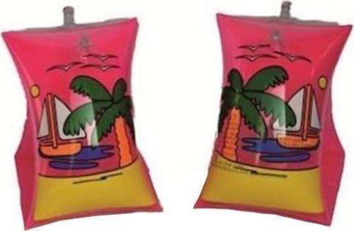 Gemi Desenli Şişme Kolluk Pembe 30x15 cm