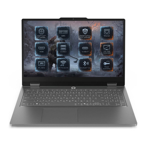 LOQE i5-13450HX 16GB 512GB SSD 8 GB RTX5050 144Hz 15.6'' FHD Fdos Gaming Laptop 83SC000QTR