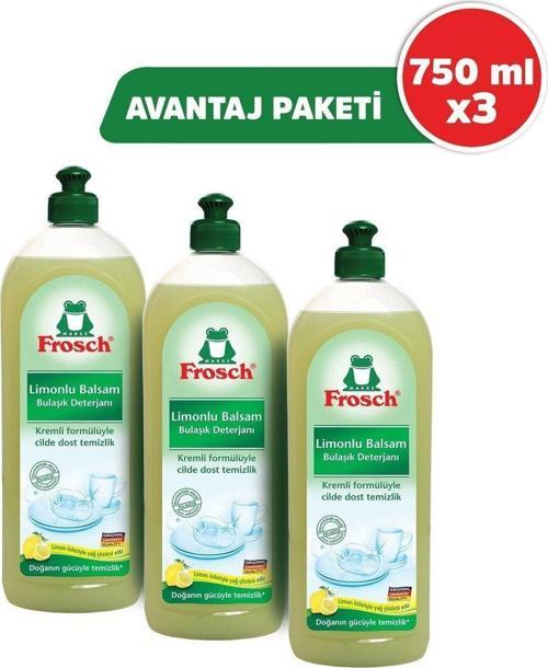 Limonlu Balsam Sıvı Bulaşık Deterjanı 3 x 750 ML