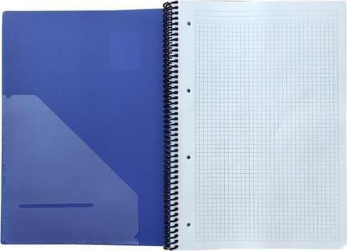 Chromo 60 Yp. A4 Spiralli Pp. Kapak Defter Kareli