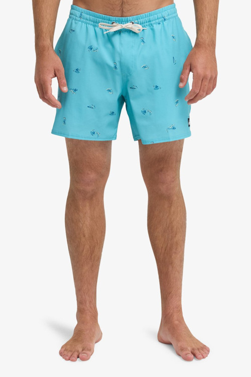 Stretch Printed Erkek Deniz Şortu