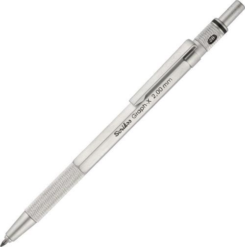 Graph-X Metal Versatil Kalem 2.0 Mm Saten Gri