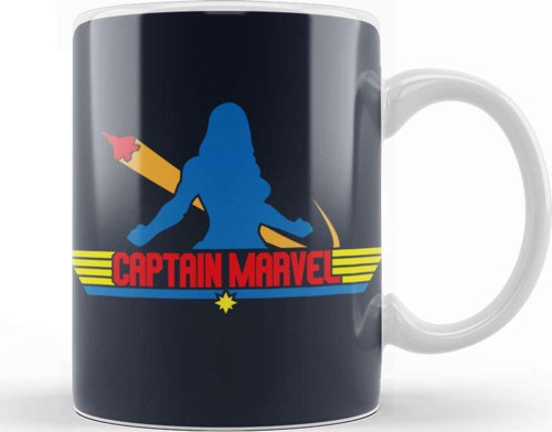 Captain Marvel Top Captain Kupa Bardak Porselen