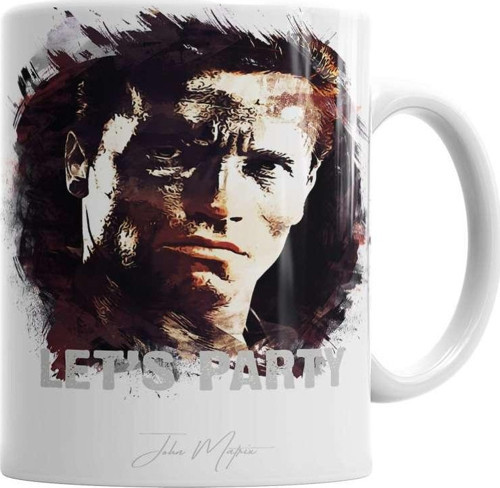 John Matrix Commando Arnold Schwarzenegger Kupa Bardak Porselen
