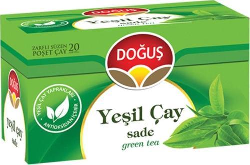 Yeşil Çay Sade Süzen Poşet Çay 20 X 1.75 Gram (4 Paket)