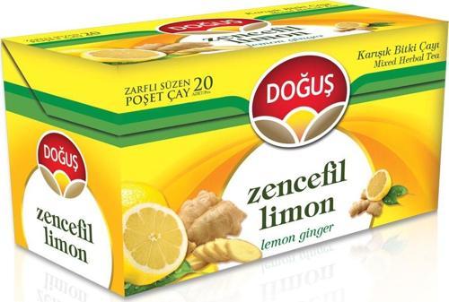 Zencefil Limon Bitki Çayı 20X2 Gram