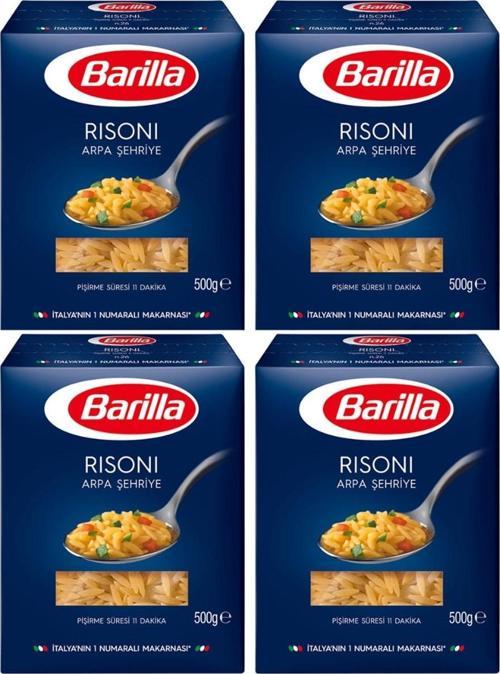 Arpa Şehriye (Risoni) 500Gr 4 Lü Set