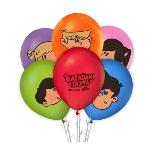 Balon 4+1 Rafadan Tayfa Baskılı 12" 8 Li