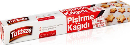 Hazır Kesilmiş Pişirme Kağıdı 16 Lı