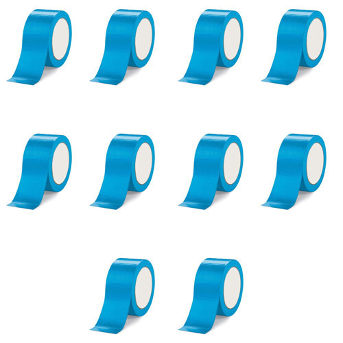 Takviyeli Tamir Bandı - İzolasyon Onarım Çadır Bandı - Mavi - 48 mm x 10 YRD - 10 Rulo