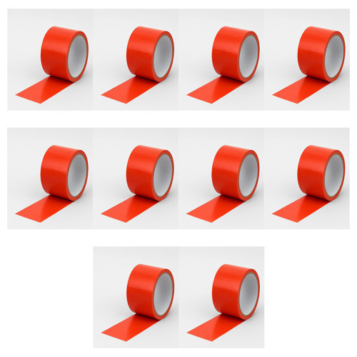 Takviyeli Tamir Bandı - İzolasyon Onarım Çadır Bandı - Turuncu - 48 mm x 10 YRD - 10 Rulo