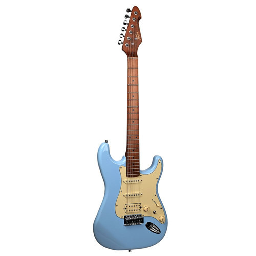 Raptor Lightning Bolt ST HSS Stratocaster Elektro Gitar Sonic Blue