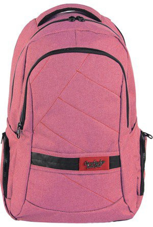 Figürlü Su Geçirmez Figürlü Pembe Renk Okul Çantası