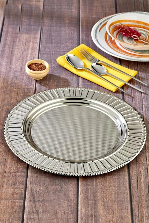 Cooker Gümüş Renk Metal Supla 33 cm
