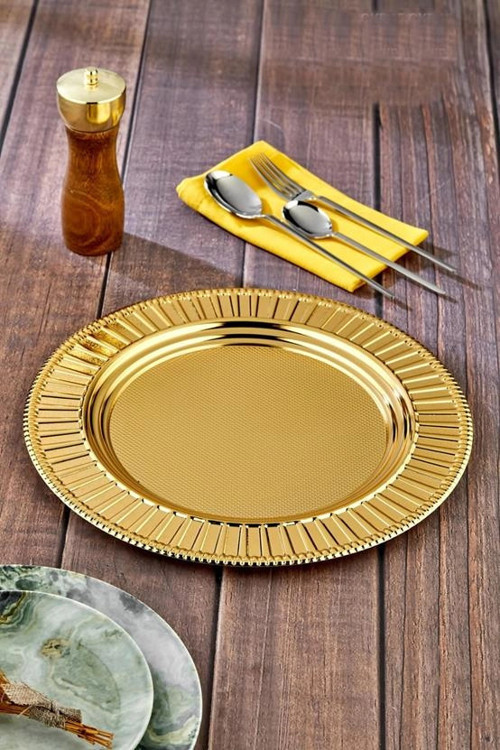 Cooker Altın Renk Metal Supla 33 cm
