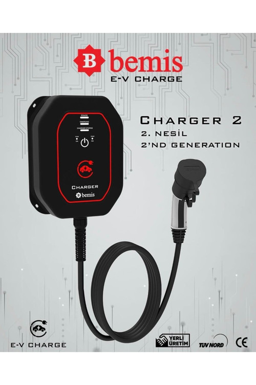 Elektrikli Araç Şarj Cihazı - Wallbox Charger 2 - 11/22 Kw - 10 Metre