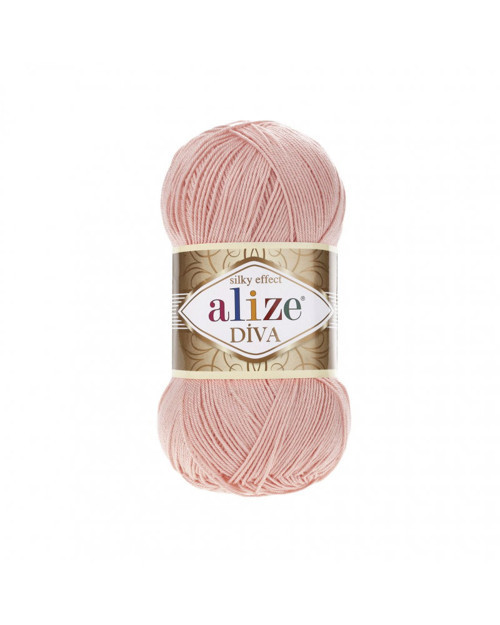 Diva Merserize İnce Yazlık İp 1 Adet 145 Pudra