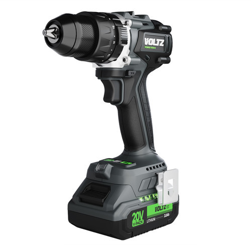 Voltz VZDR-20I E Akülü Darbeli Matkap Kademeli Hız Ayarlı Kömürsüz Motor Led Işık 20 V 2.0 AH