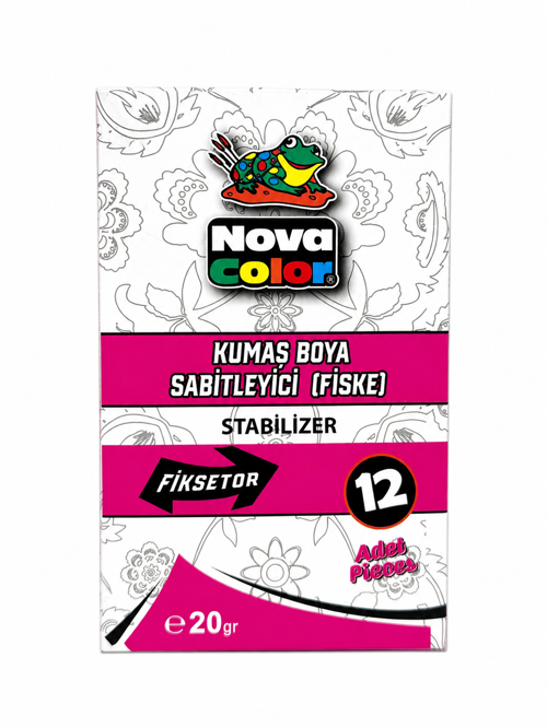 NOVA COLOR TOZ KUMAŞ BOYASI SABİTLEYİCİ (FİSKE)