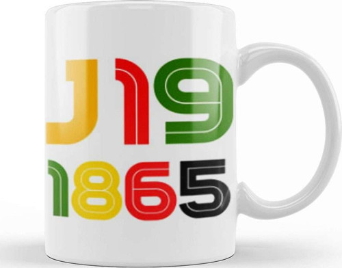 Juneteenth Juneteenth Juneteenth 2021 1865 Kupa Bardak Porselen
