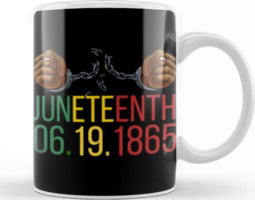 Kıds Juneteenth Juneteenth Juneteenth 1865 Kupa Bardak Porselen