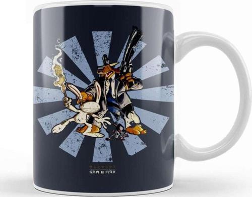 Sam And Max Retro Japanese Kupa Bardak Porselen