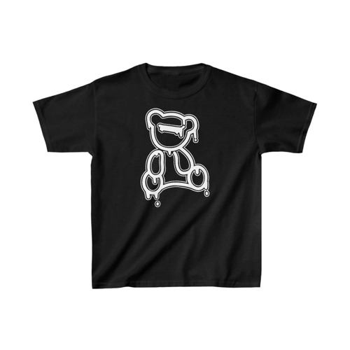 Çocuk Unisex Baskılı T-Shirt - Siyah