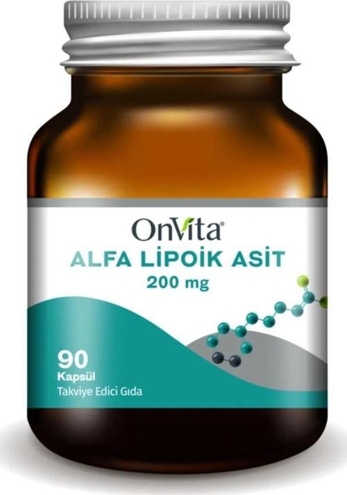 Onvita Alfa Lipoik Asit 200 mg 90 Kapsül 8683148630104