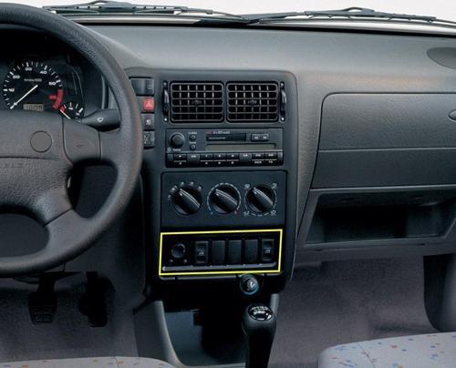 Seat İnca 1996-2003 Torpido Ön Konsol Cam Düğme Çerçevesi 6K0857061B