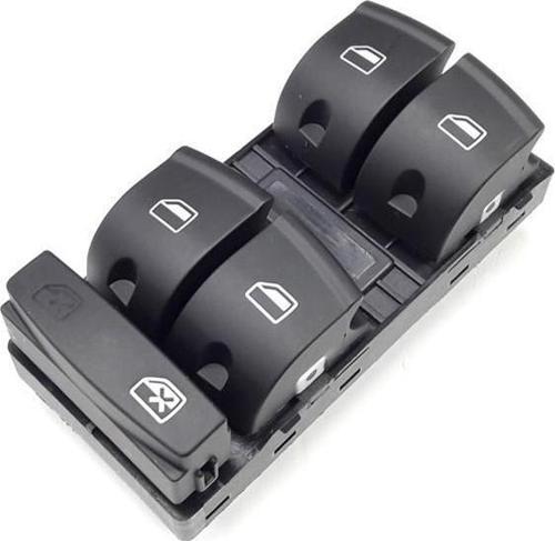 Audi A6 2005-2008 Sol Ön Kapı Dörtlü Cam Açma Düğmesi 4F0959851F
