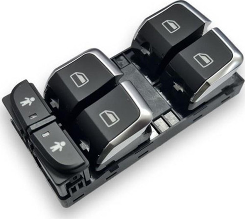 Audi A7 2015-2018 Sol Ön Kapı Dörtlü Cam Düğmesi Krom 4G0959851