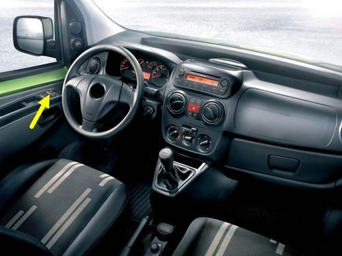 Fiat Fiorino 2007-2024 Sol Ön Cam Düğmesi Çiftli Çerçeveli 735461275