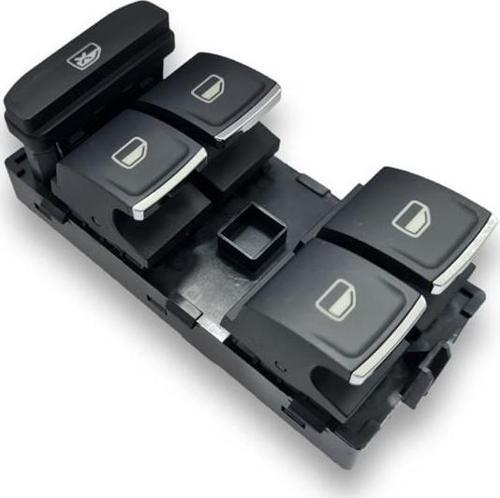 Skoda Superb 3 2015-2019 Sol Ön Kapı Dörtlü Cam Düğmesi Krom 5G0959857E