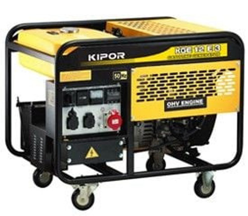KGE12E3 / 10.5kVA 19Hp Benzinli Marşlı Trifaze Dijital Jeneratör