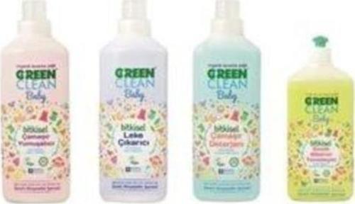 Baby Çamaşır Deterjanı 1lt + Yumuşatıcı 1lt + Leke Çıkarıcı 1lt + Biberon Temizleyici 500 ml