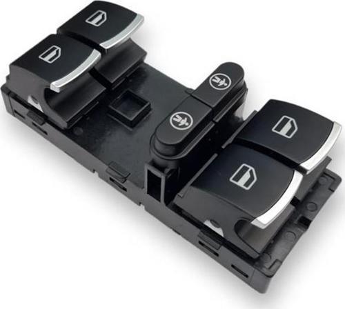VW Touareg 2011-2014 Sol Ön Kapı Cam Düğmesi Kromlu 7P6959857