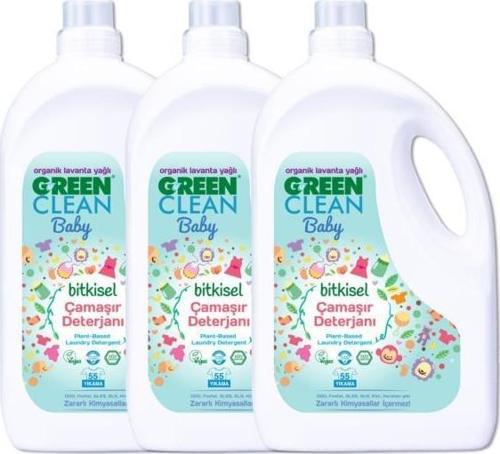 Organik Lavanta Yağlı Baby Bitkisel Sıvı Çamaşır Deterjanı 2,75l 3'lü