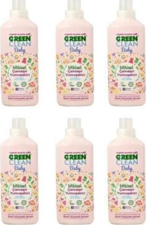 Organik Lavanta Yağlı Baby Çamaşır Yumuşatıcısı 1000 ml  6'lı Set