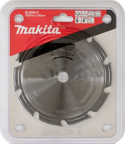 B-02917 Elmas Daire Testere Bıçağı 165mm 10Diş